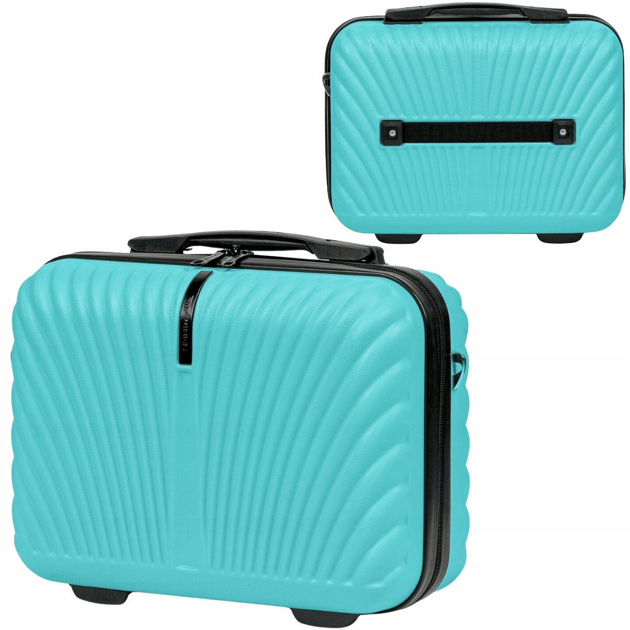 Kuferek podróżny Wings Niebieski organizer podręczny na akcesoria kosmetyki