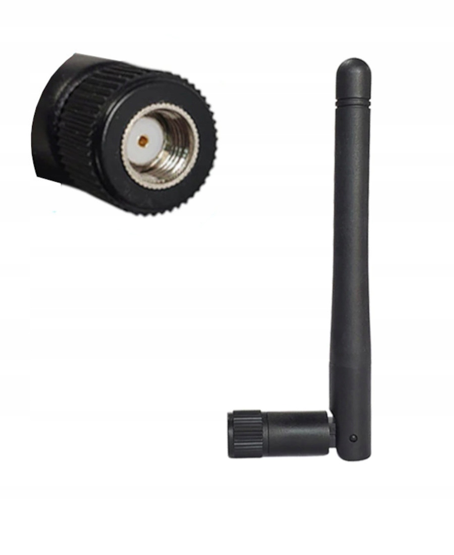 

Antena WiFi 2.4GHz 3dBi Dookólna Sma-rp -- 2szt --