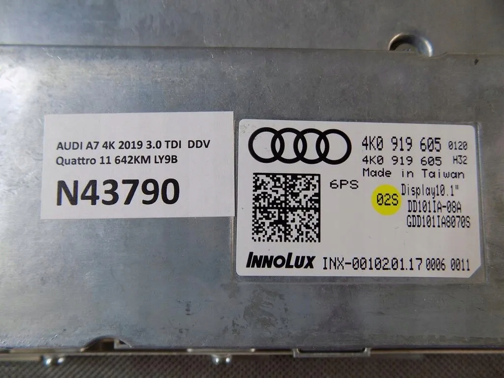 AUDI A7 4K MONITOR display 4K0919605