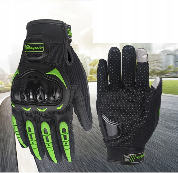 RĘKAWICE MOTOCYKLOWE MONSTER DOTYK ZIELONE XXL Typ Cross / Enduro