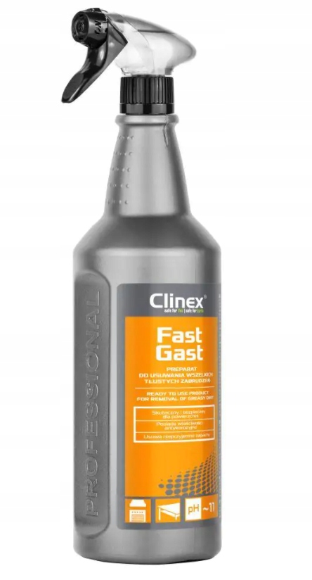 

Clinex Fastgast płyn odtłuszczający do kuchni