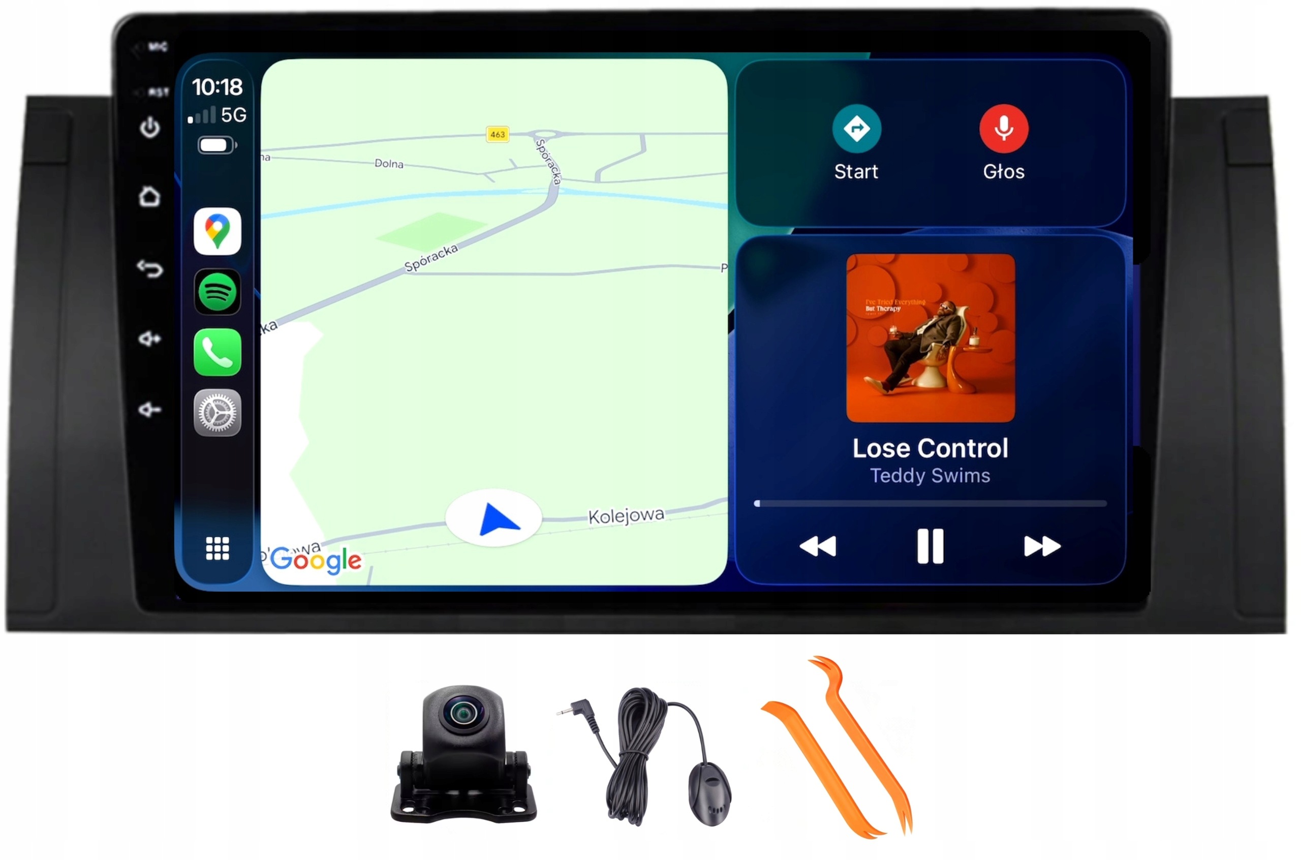 Rádio Android Navigácia Qled Carplay Gps Bmw 5 E39 96-05