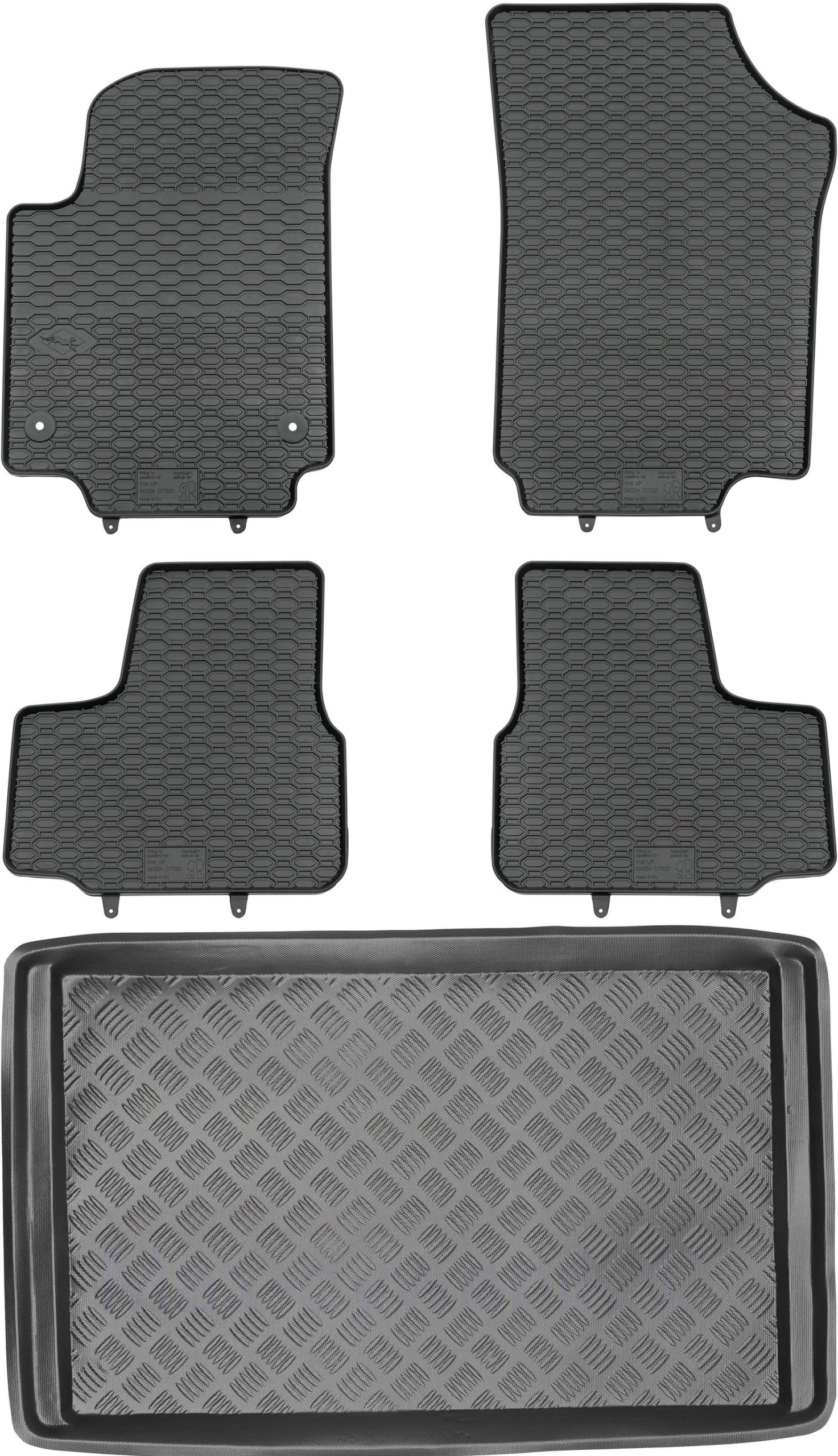 Vw Up Hatchback 2011-2019 Koberce batožinový priestor