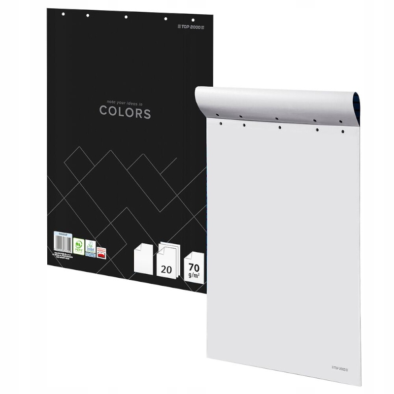 Blok 20 Kartek Do Flipchartów Gładki 64x90cm