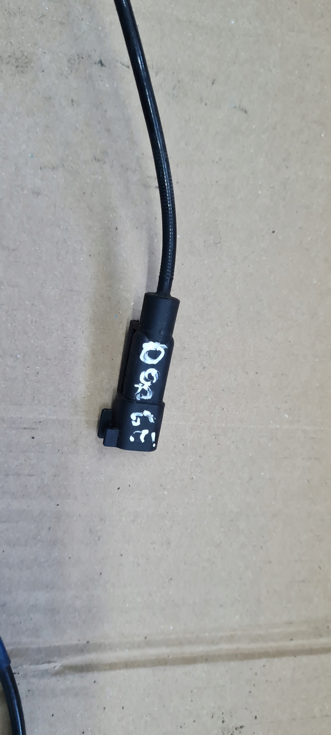 DODGE CHARGER sensor ABS wiring front wheels