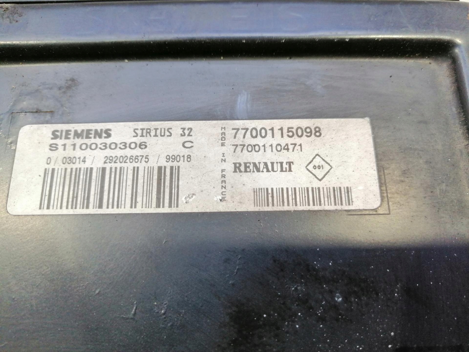 control unit of the engine KANGOO and 1.4 7700115098