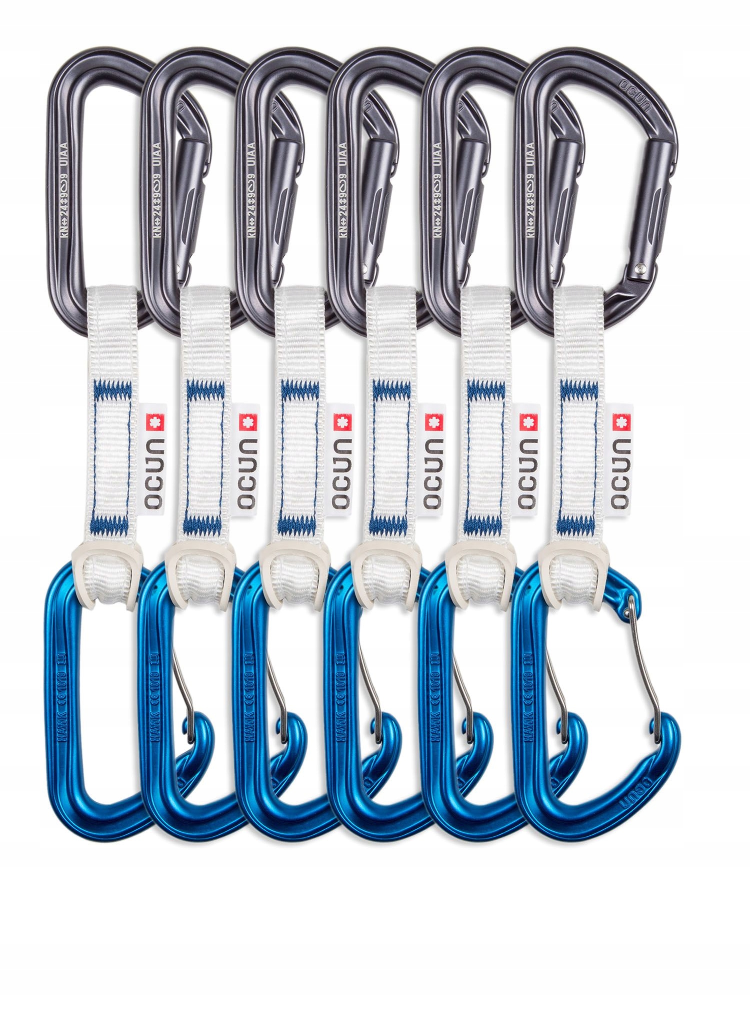 Expresky Ocun Hawk Qd Combi Bio-Dyn-Ring 15 mm 10 cm 6-pack