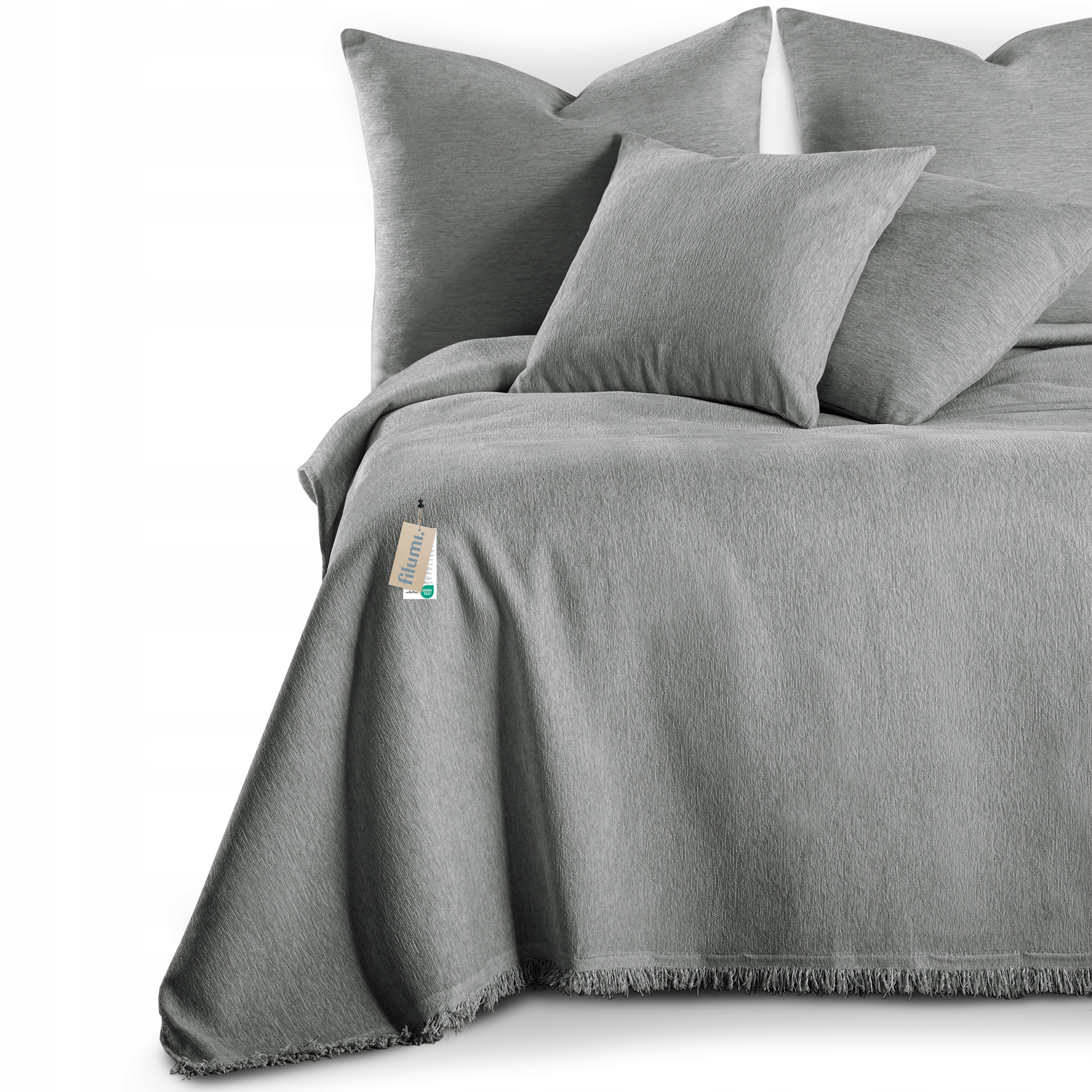 Filumi Přehoz na postel gaučová pohovka Grafitový 230x260