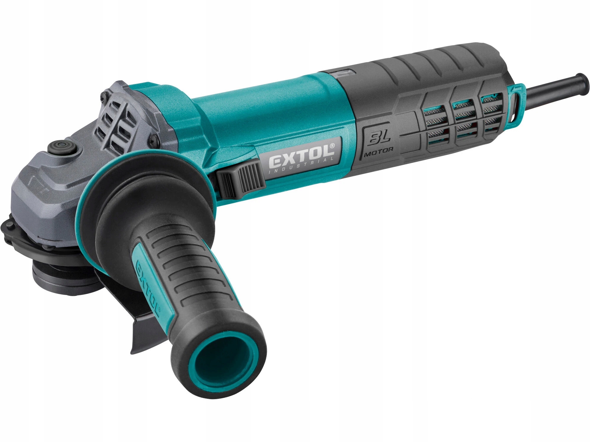 Brúska uhlová 125mm, 1550W, bezuhlíkový motor, regulácia otáčok 2800-9800 o