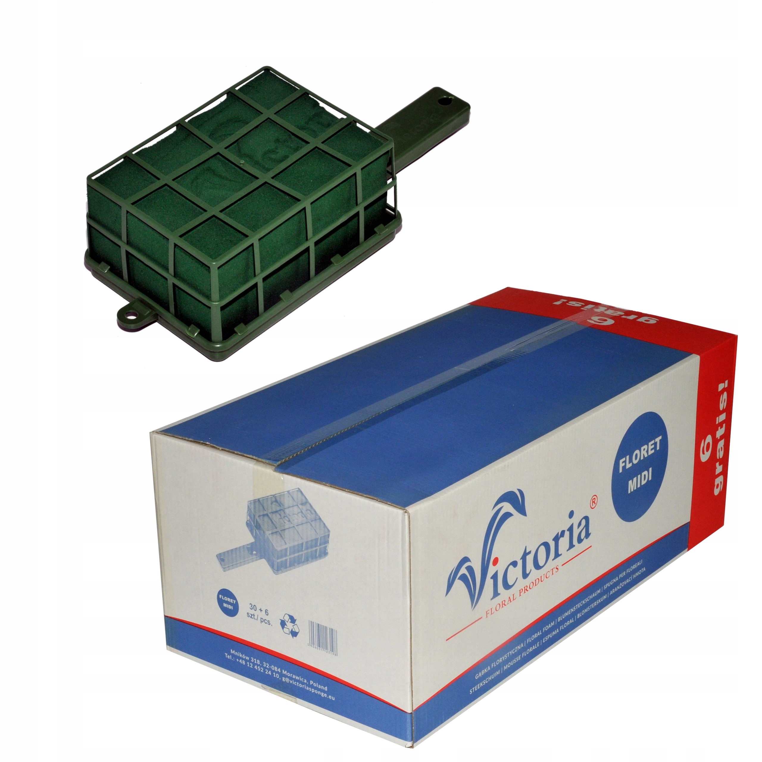 Floret velká mokrá aranžovací hmota mokrá na živé řezané květiny 36 ks