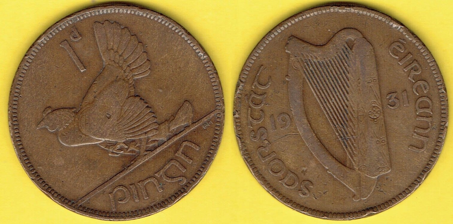 IRLANDIA 1 PENS 1931 r.