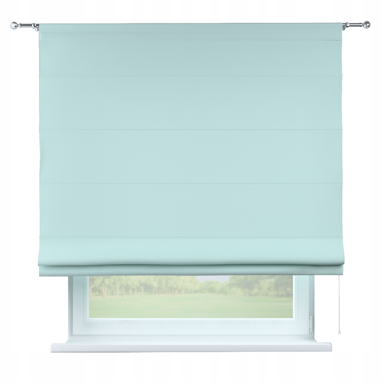 Hotová římská roleta Torino 130 x 170 cm modrá