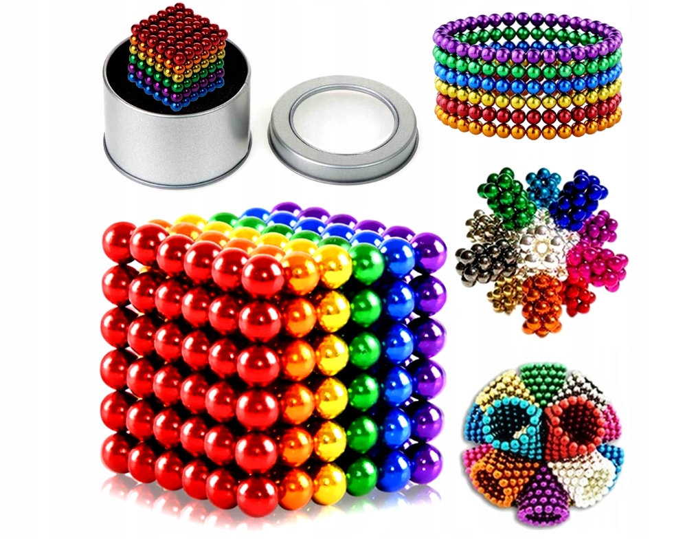

Klocki Kolorowe Kulki Magnetyczne Neocube 216E 5MM