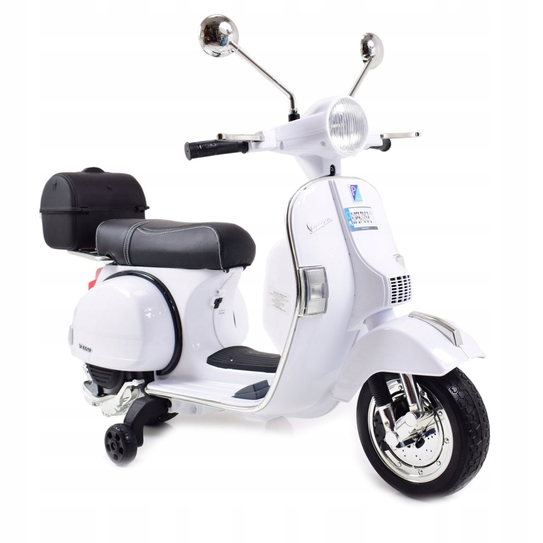 Oryginalna Vespa PX150, Miękkie Koła, Miękkie Siedzenie, KUFEREK/PX150