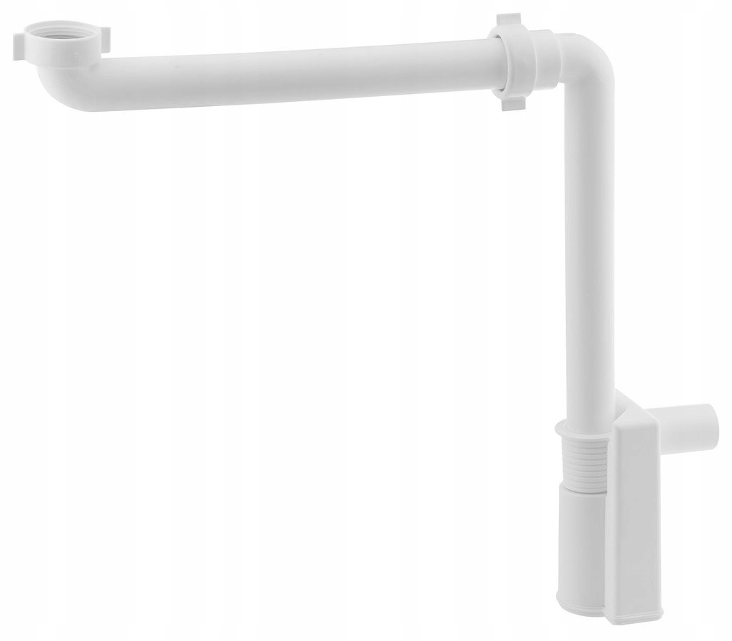 MURALES Syfon meblowy oszczędzający miejsce, biały Marka Sapho