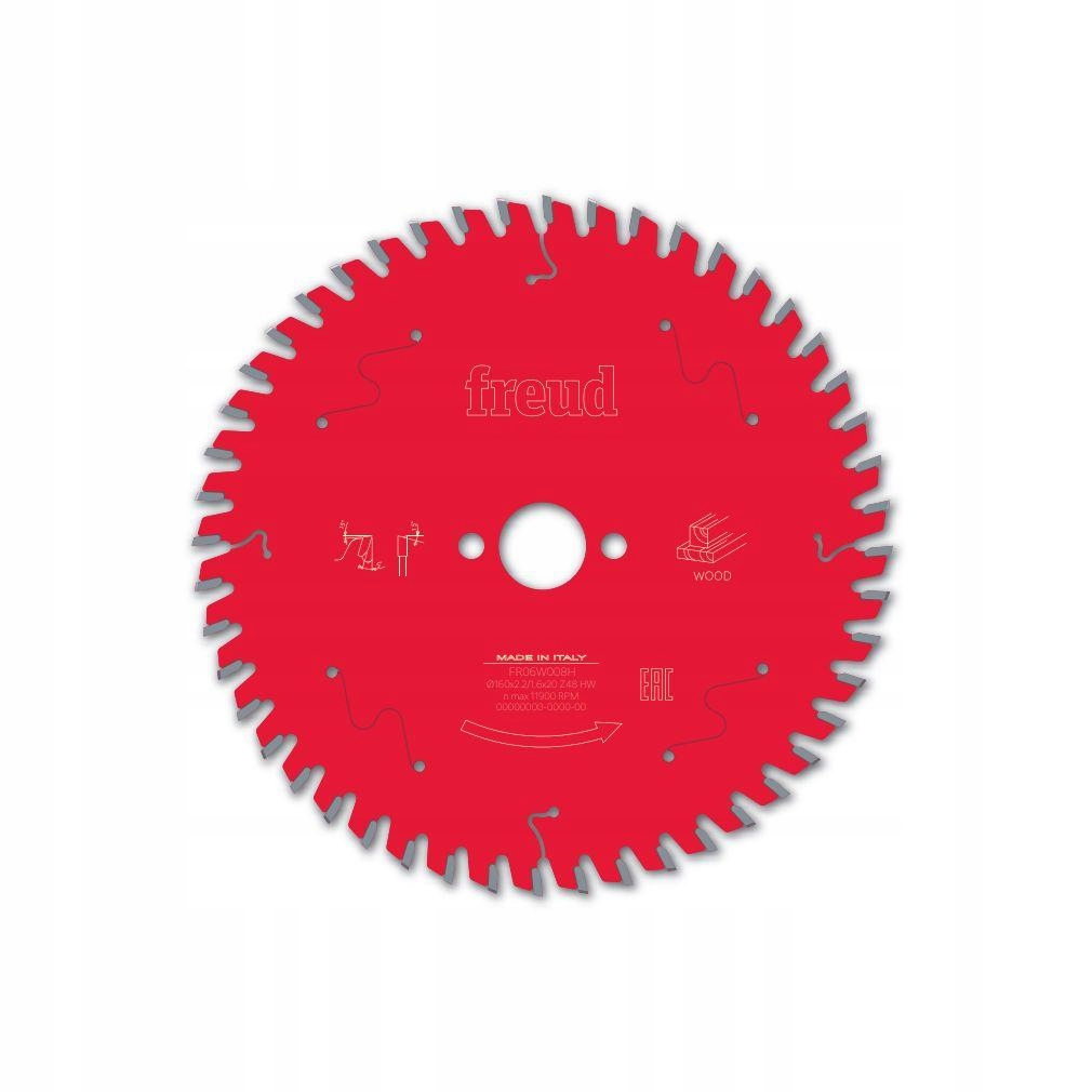 Tarcza pilarska FR07W012HC 165X20-48