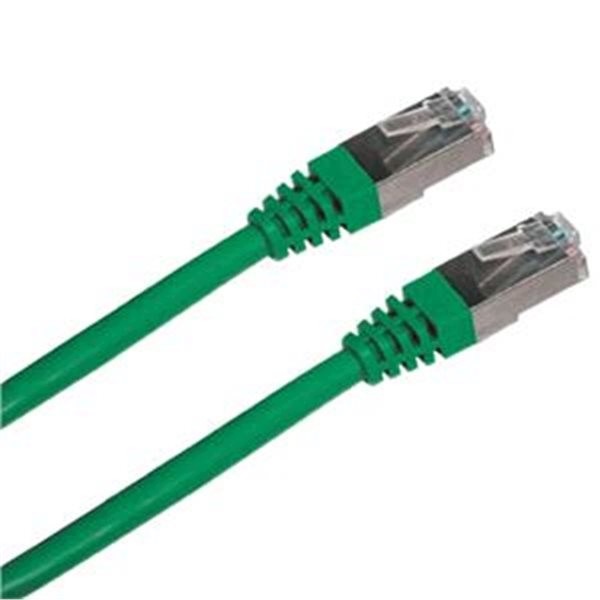 Kabel patchcord Ftp cat5e 1M zielony