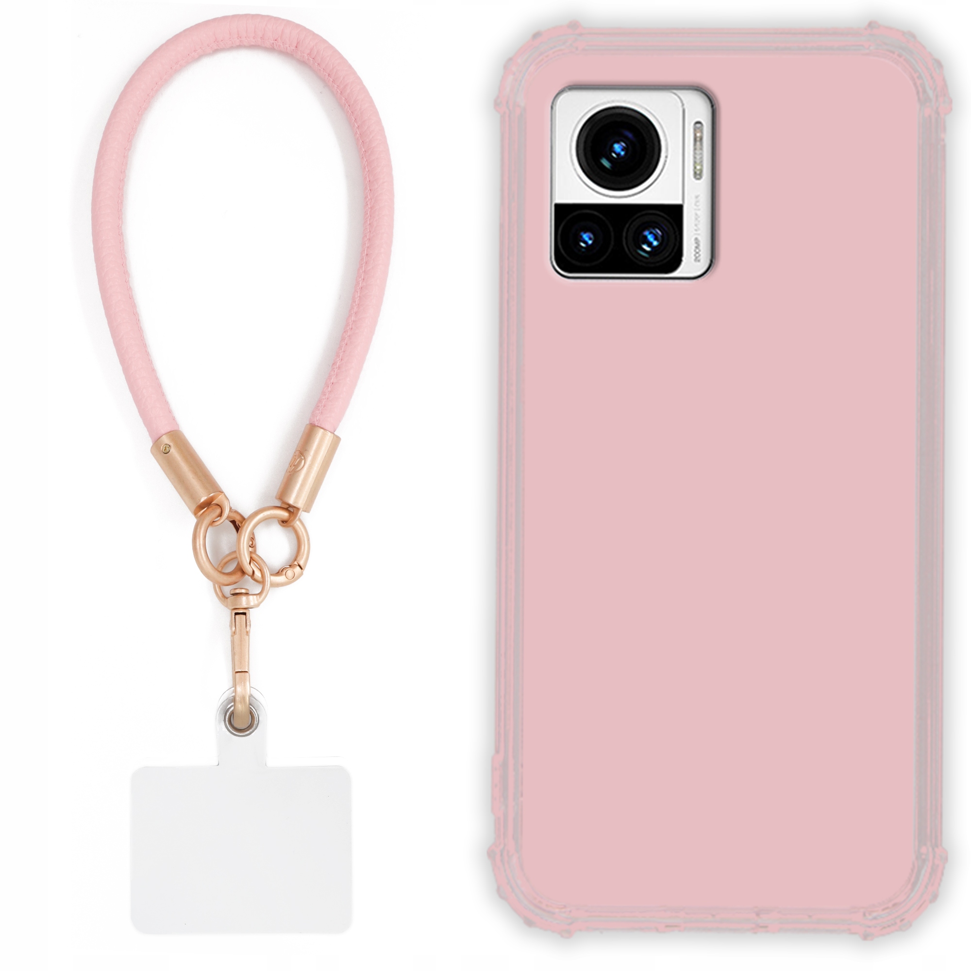 Etui Pre Motorola Edge X30 Pro 5G Case Antishock Pinky Ružové vodítko Sada