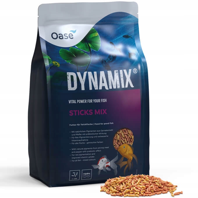 

Oase Dynamix Sticks Mix 8L - 960g Pokarm dla ryb