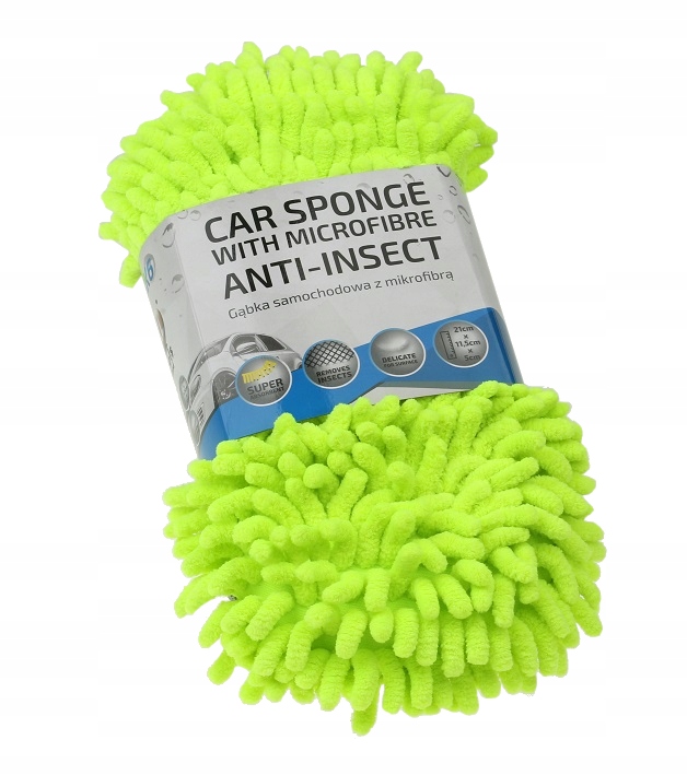 

Gąbka Samochodowa Z Mikrofibry Przeciw Insektom