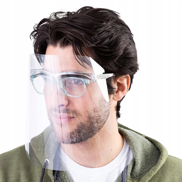 PRZYŁBICA OCHRONNA OKULAROWA USTA I NOS ATEST CE Kod producenta PÓŁPRZYŁBICA MASKA OKULARY OSŁONA TWARZY