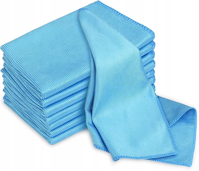 8X Utěrka Na Sklo Obrazovek Z Mikrovlákna Telefon Monitor Zrcadlo Okna