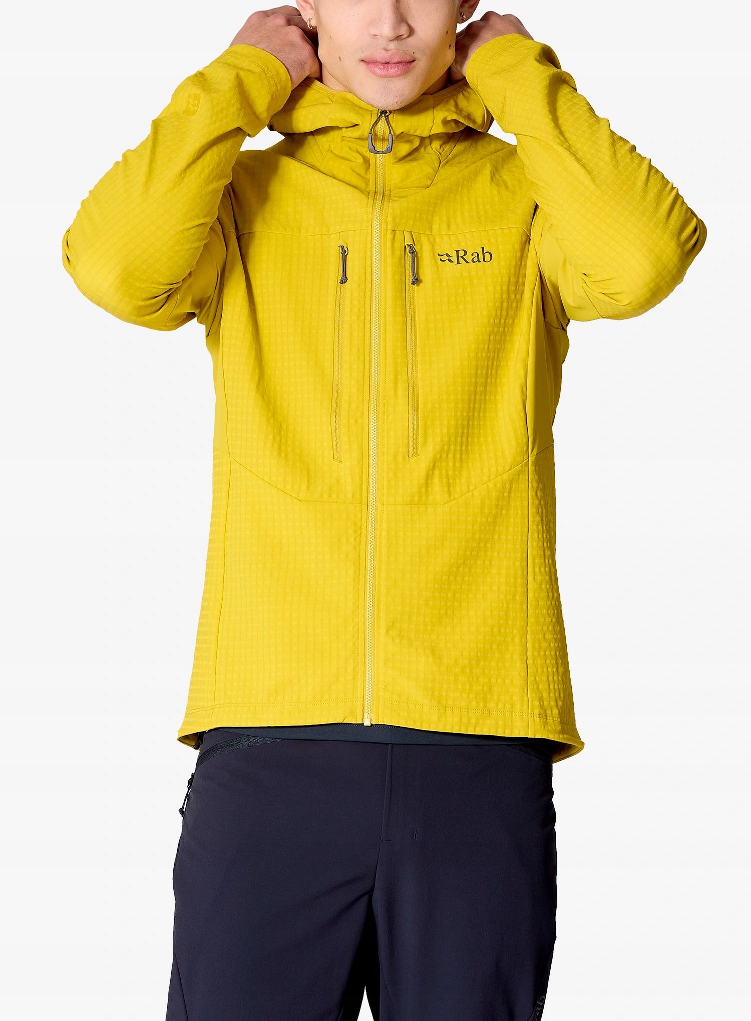 Mikina s kapucí Rab Ascendor Pro Hoody dark pollen M