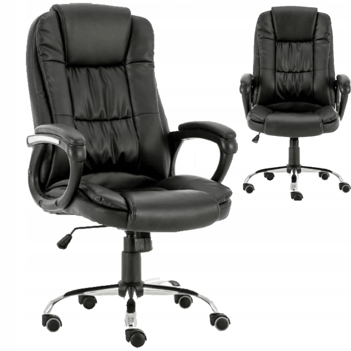 

Obrotowy Fotel Skórzany Biurowy Krzesło Do Biurka