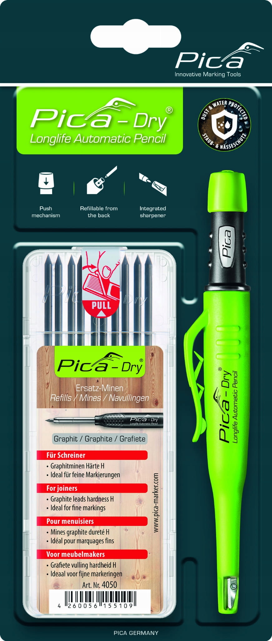 

Pica 30405 Zestaw ołówek 3030 wkłady Grafit 4050