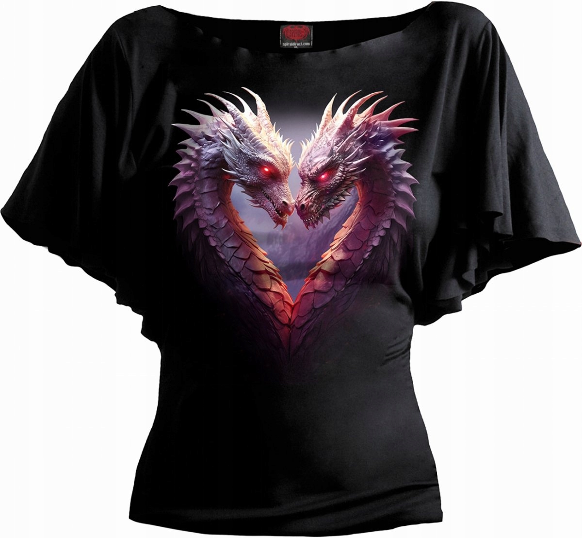 Heart of Dragons Bat Spiral Dámská 3XL