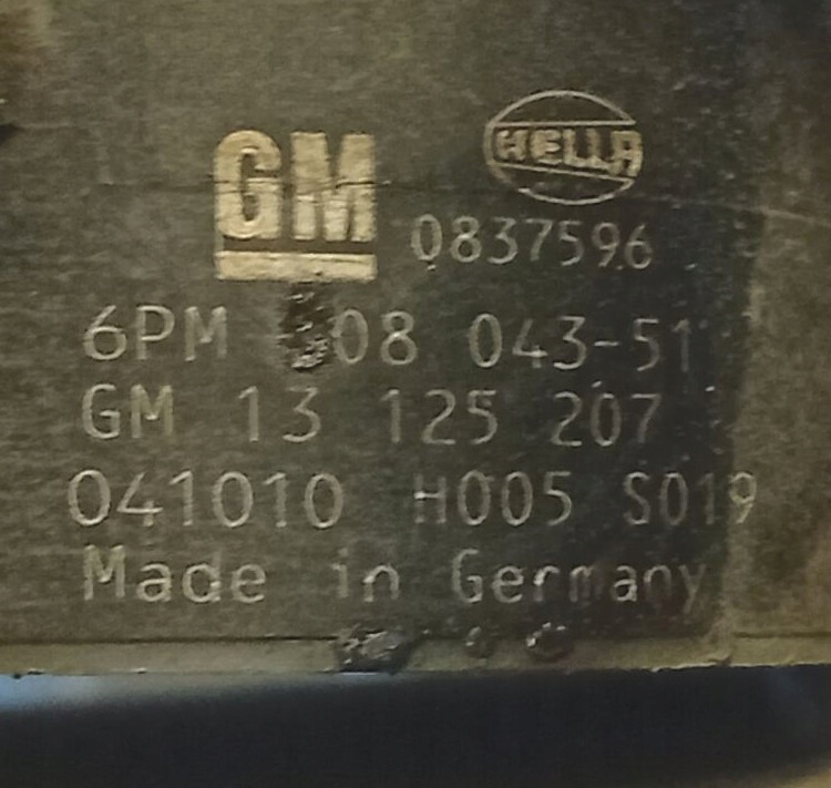 Sensor POZIOMOWANIA heck OPEL ANTARA 13125207
