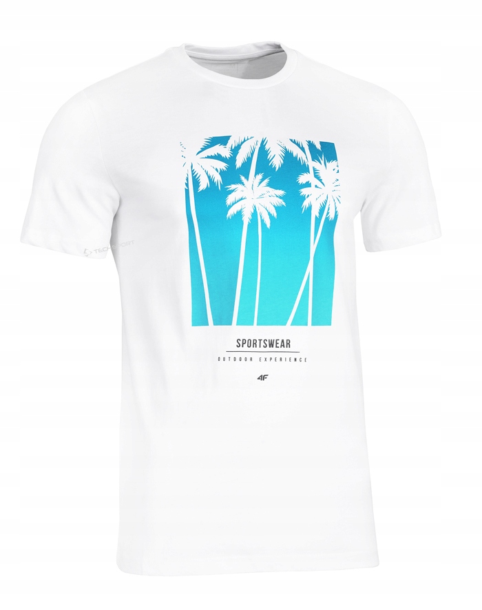 

4F Męska Koszulka T-shirt Bawełna / rozm XXL