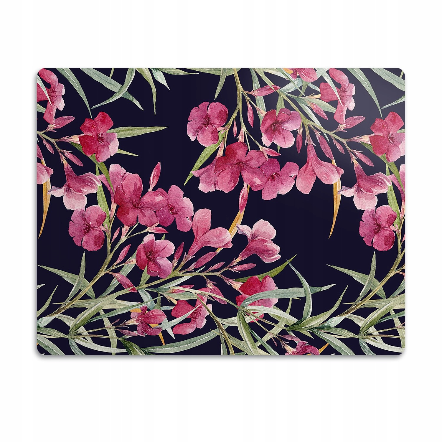 Levně Pro kočky podložka pod záchod Akvarelové květiny 90x60 cm