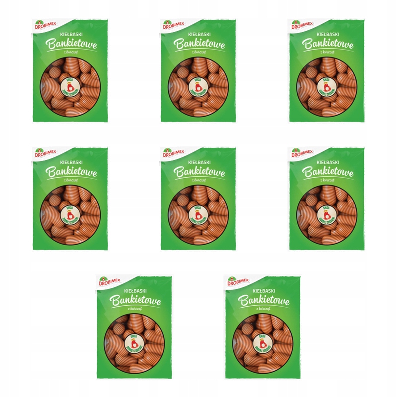 Banketové klobásky s kuřaty 400 g Drobimex X8