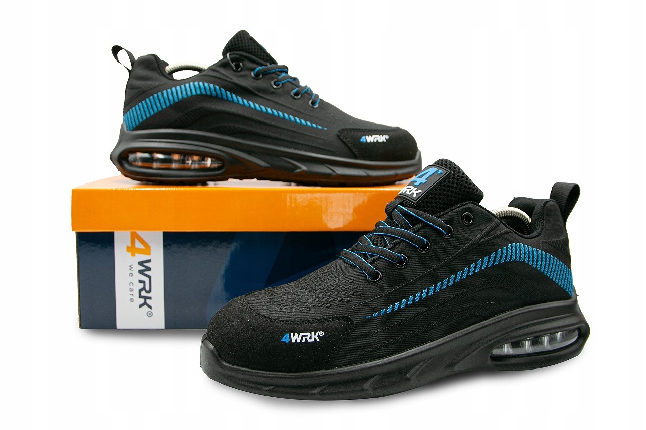 PÓŁBUTY ROBOCZE OCHRONNE BUTY SPORTOWE LETNIE PRZEWIEWNE PODNOSEK SB