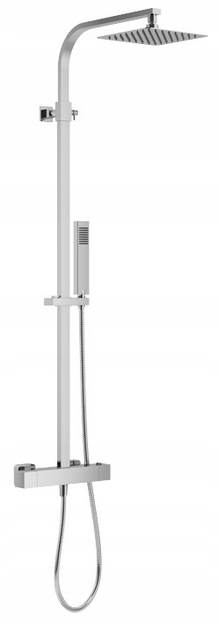 Zestaw Prysznicowy Termo Square Rain ARAC.SY.108CR