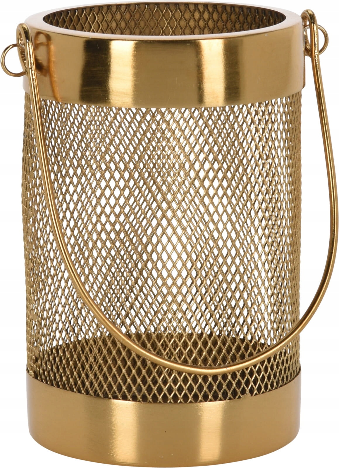 

Lampion złoty metal 16 cm