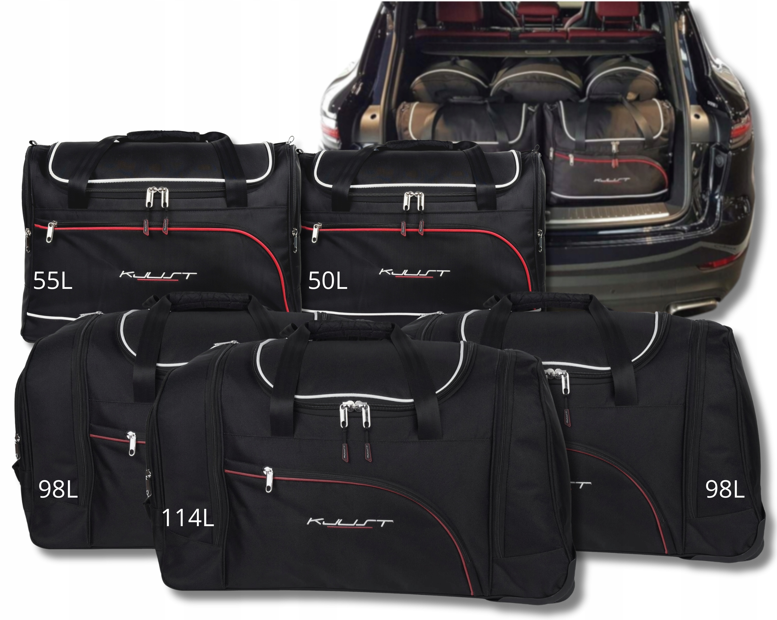 Cestovná Taška Do Kufra Porsche Cayenne 2017+ 5 ks