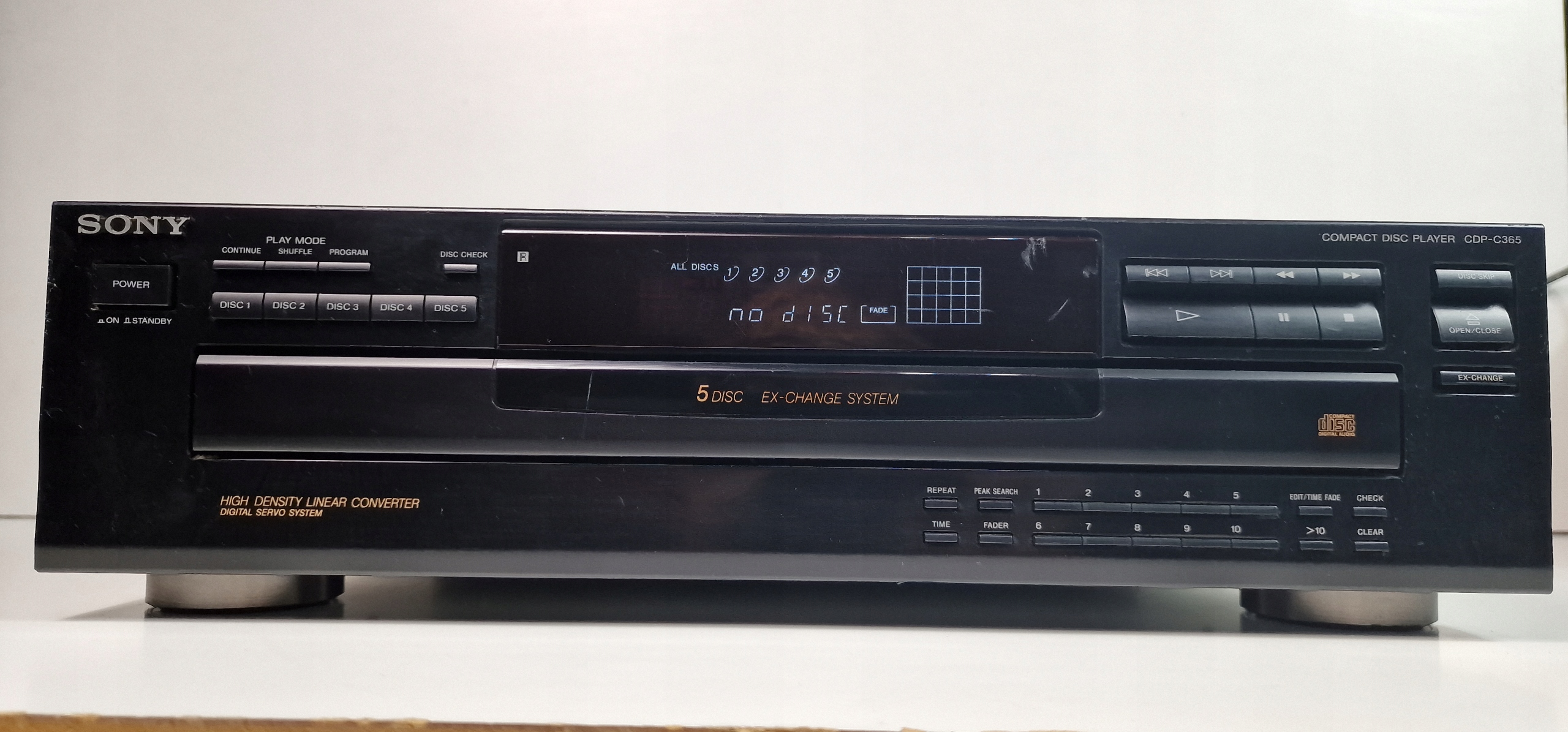 SONY odtwarzacz CD player CDP C 365 CDP-C365 Kod producenta CDP-C365