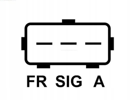 ALTERNATOR 80A A4035PR AS-PL FORD C-MAX FIESTA Prąd ładowania alternatora 80 A