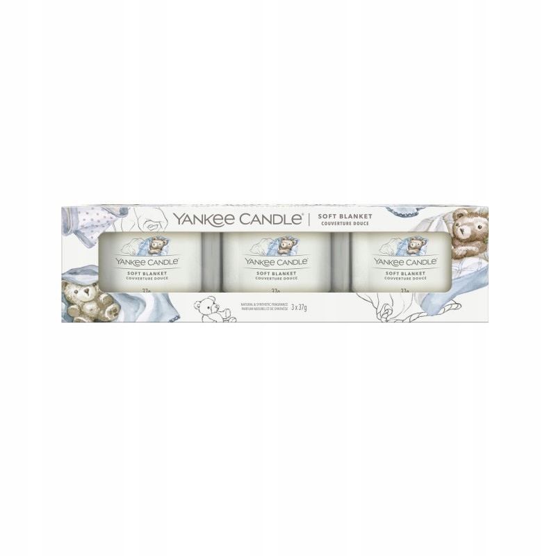 

Świeca mini 3 pack Soft Blanket Yankee Candle