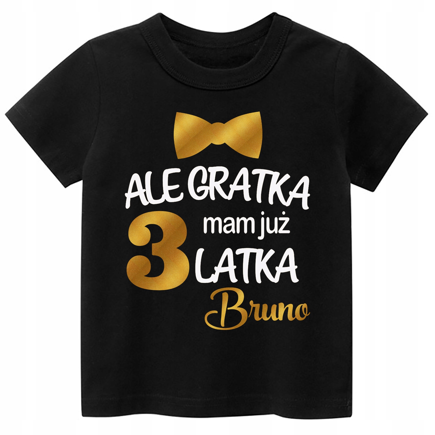 

Koszulka Urodziny Ale gratka mam 3 latka Imię r 98