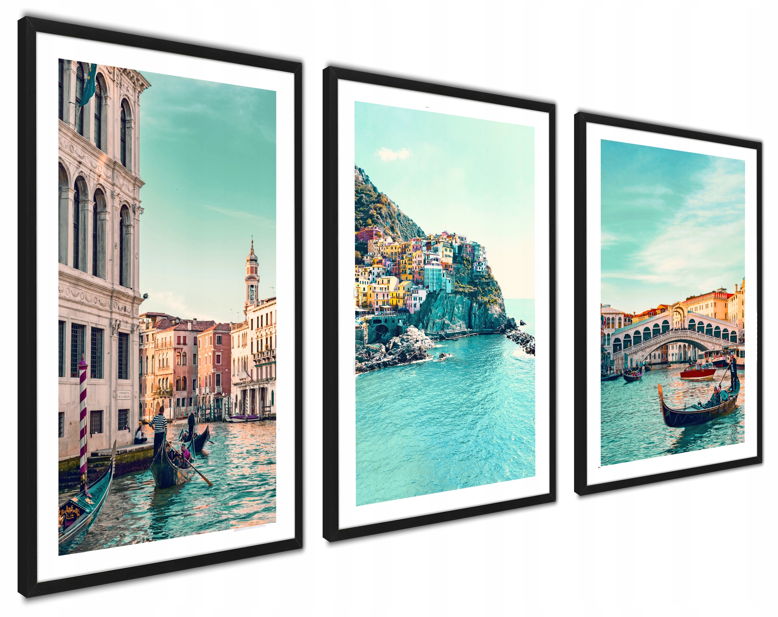 Plakaty grafiki włoskie Morze turkus Wenecja XL