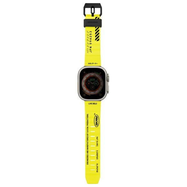 Skinarma Shokku pásek pro Apple Watch 49/45/44mm žlutý/electric yellow