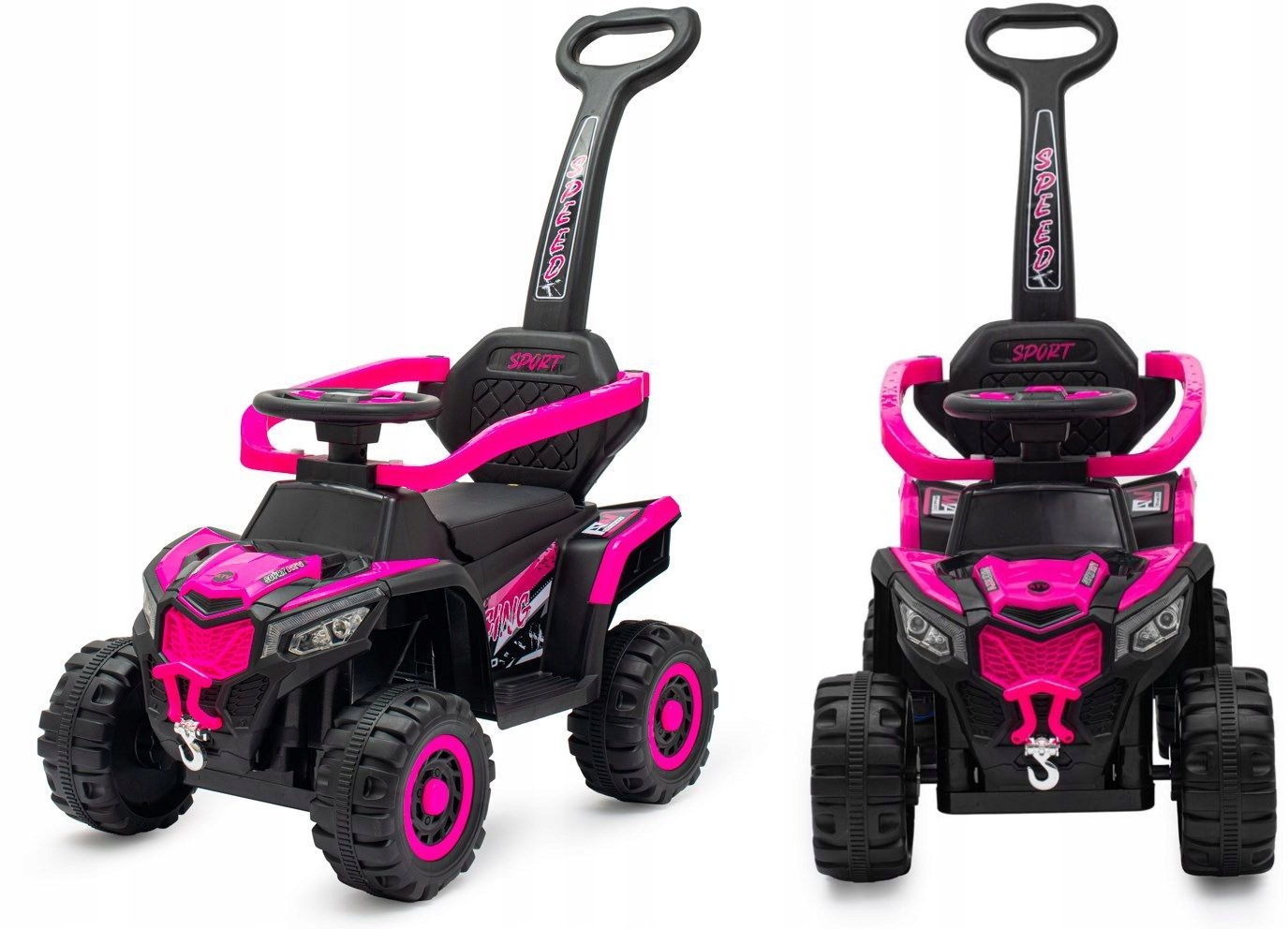 Elektryczny Jeździk Z Prowadnikiem Quad Baby MIX Ruggy