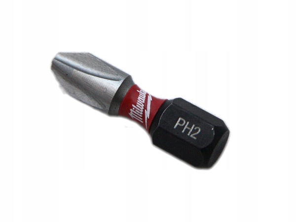 

Bit Końcówka udarowa PH2x25mm Shockwave Milwaukee.