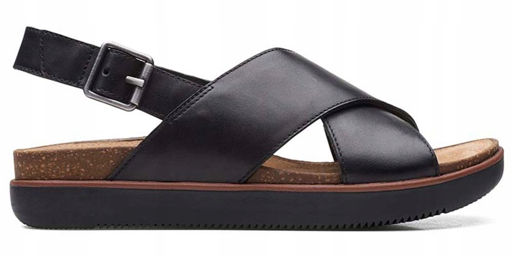 

Sandały Clarks Elayne Cross czarne skórzane 37