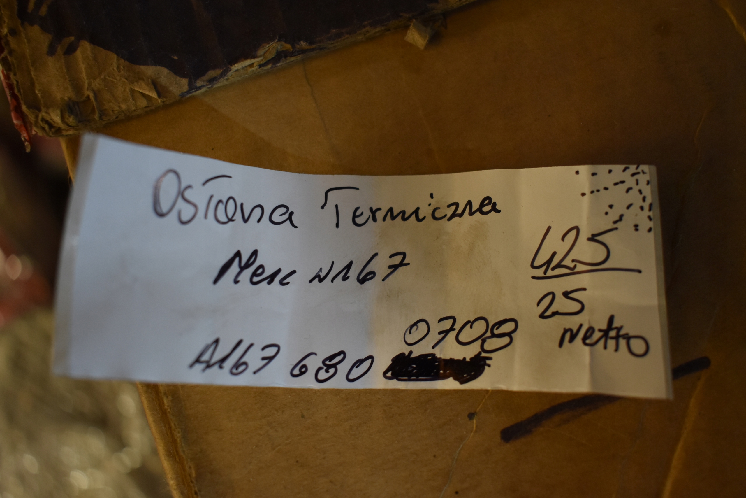 IDEALNA Blende Abdeckung TERMICZNA MERCEDES W167 1