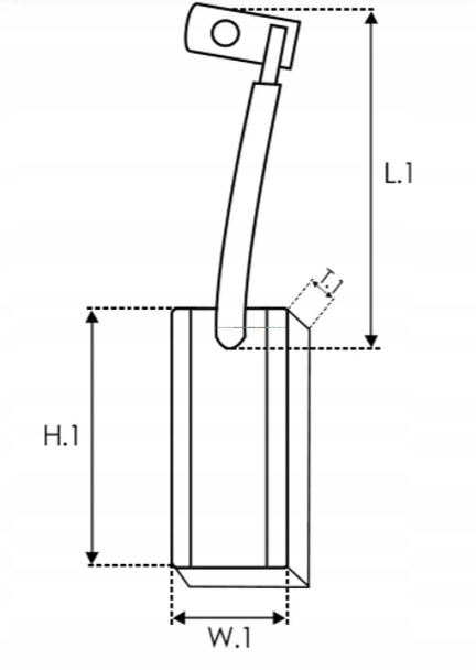 Szczotki alternatora BX220 IKA 4x6x17,50mm Numer katalogowy części BX220(IKA)