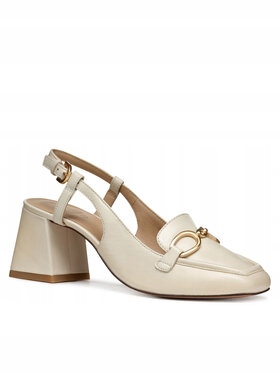 Krémové dámské lodičky Geox Coronilla